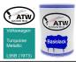 Preview: Volkswagen, Turquoise Metallic, L95B (1973): 500ml Lackdose, von ATW Autoteile West.